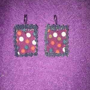 Handmade Rectangle Earrings